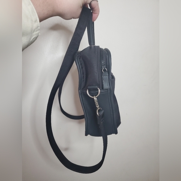 Fossil 2-in-1 Mini Bag Square Canvas Black - Picture 4 of 13